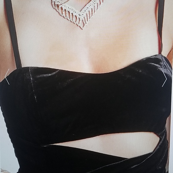 Velvet Wrap Dress - Picture 7 of 7